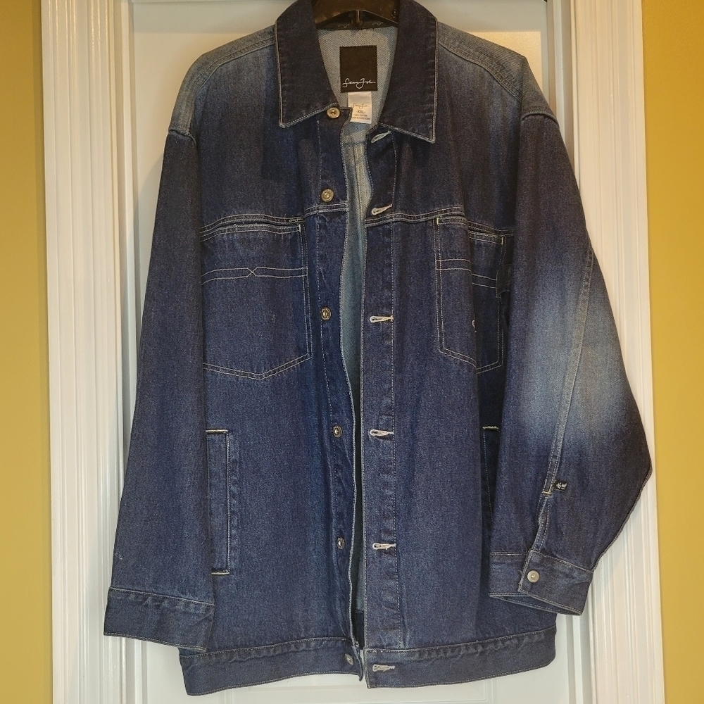 Mens Sean John Vintage Jean Jacket